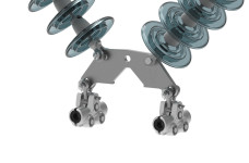 V-String Assembly - Tangent Suspension, Twin-Vertical Bundle Conductor, I-String, 30K